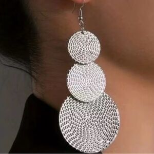 Elegant Silver Dangle Earrings